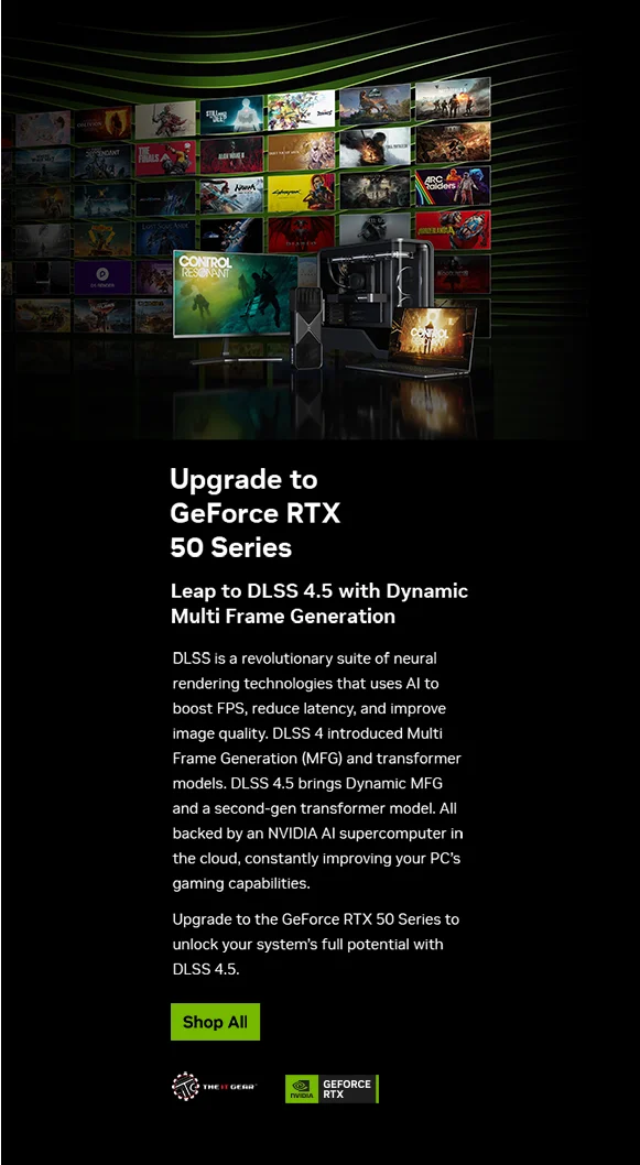 NVIDIA GeForce RTX<sup>&trade;</sup> Gaming PC